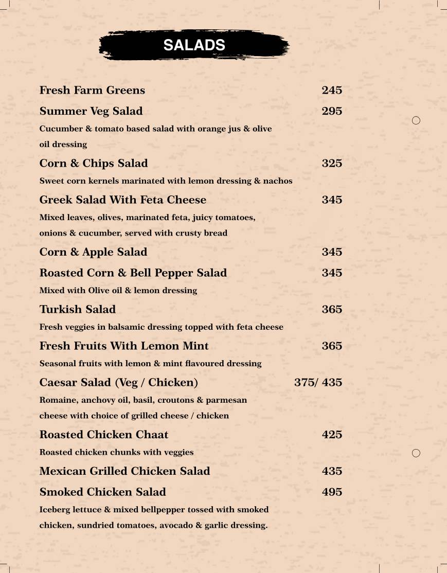 Stellar Binge menu