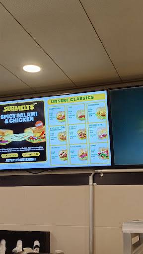 Menu di Subway 