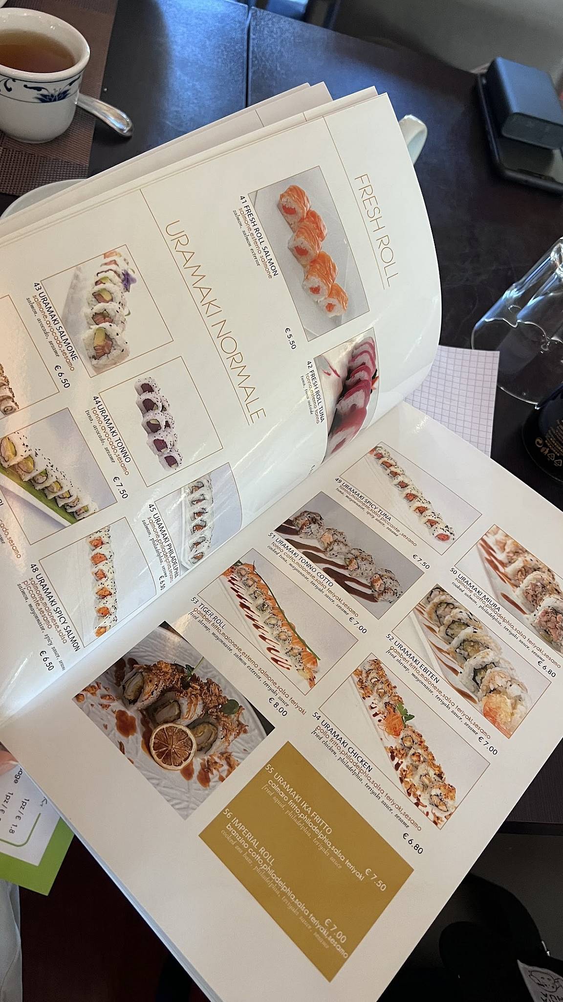 Menu di Sushi Bejjing Town 