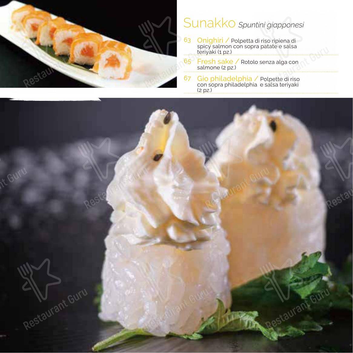 Sushi Flow in Medolago - Menu