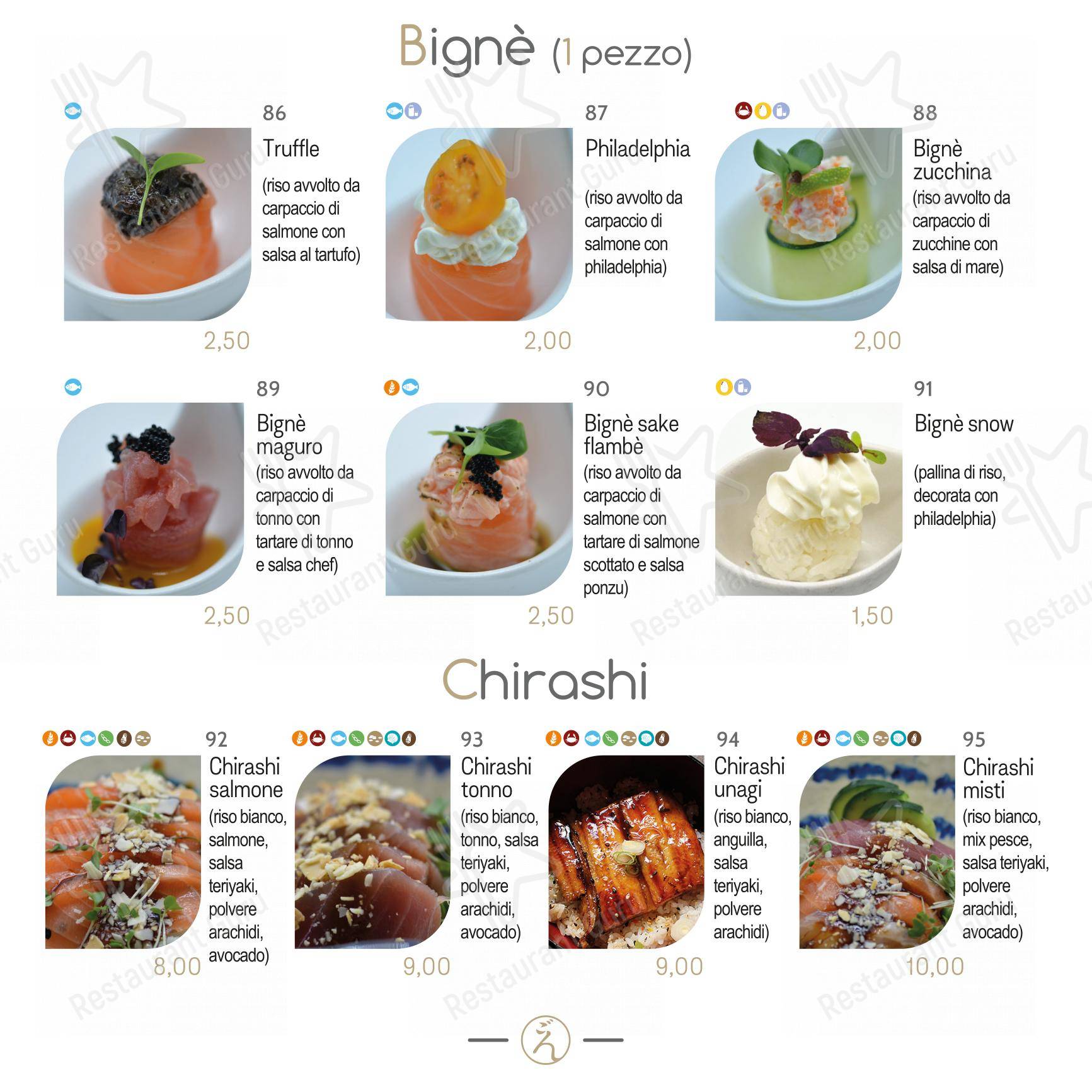 Ristorante Nest Sushi Wok in Fiorano - Menu