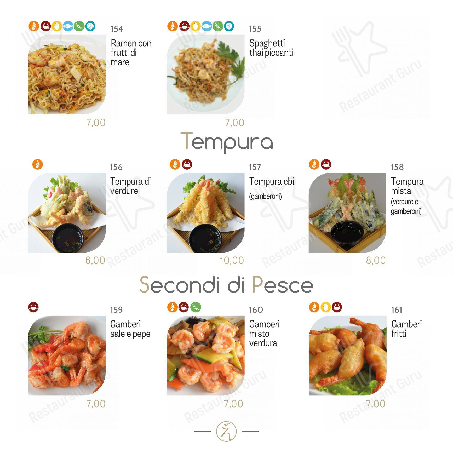 Menu per Ristorante Nest Sushi Wok ristorante