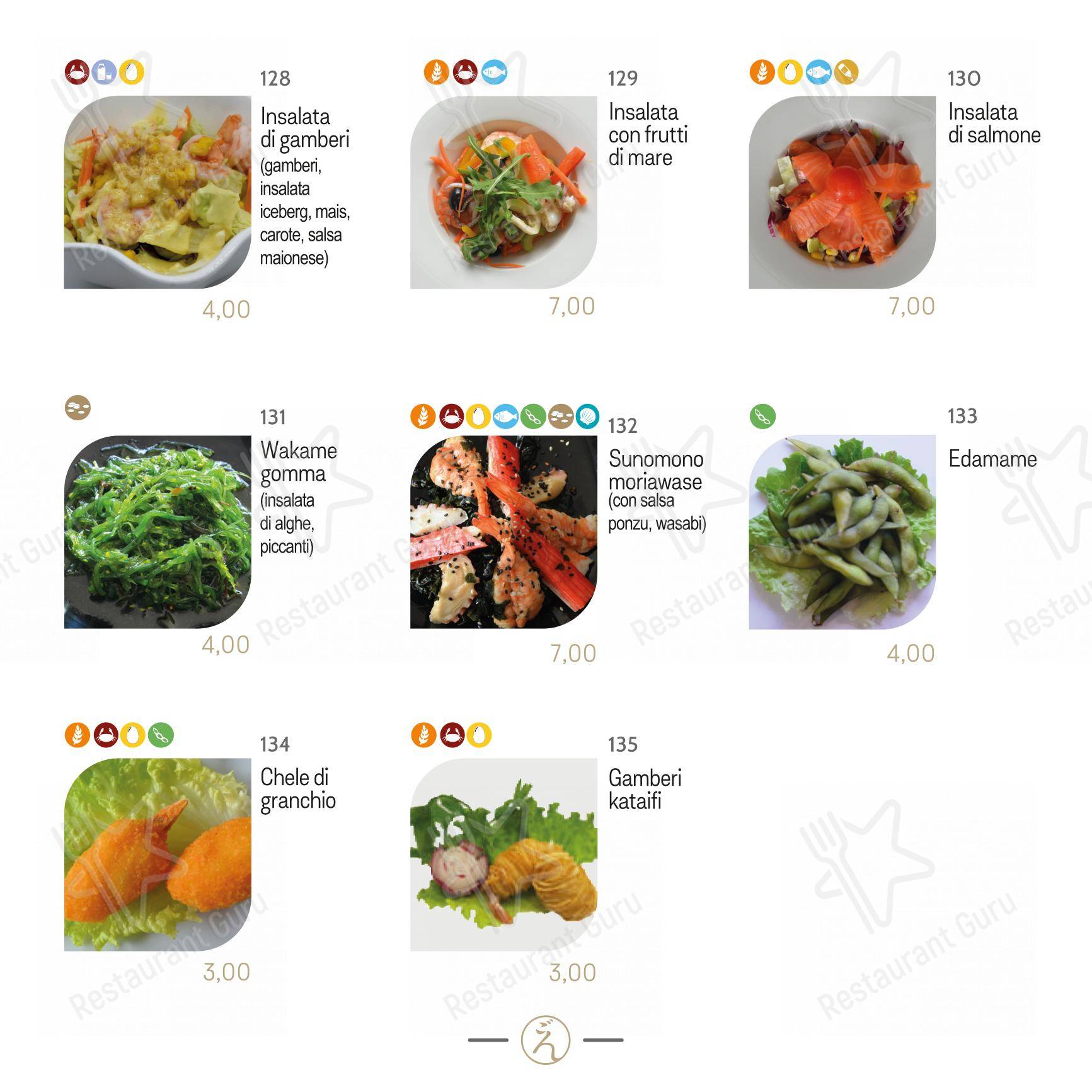 Menu per Ristorante Nest Sushi Wok ristorante