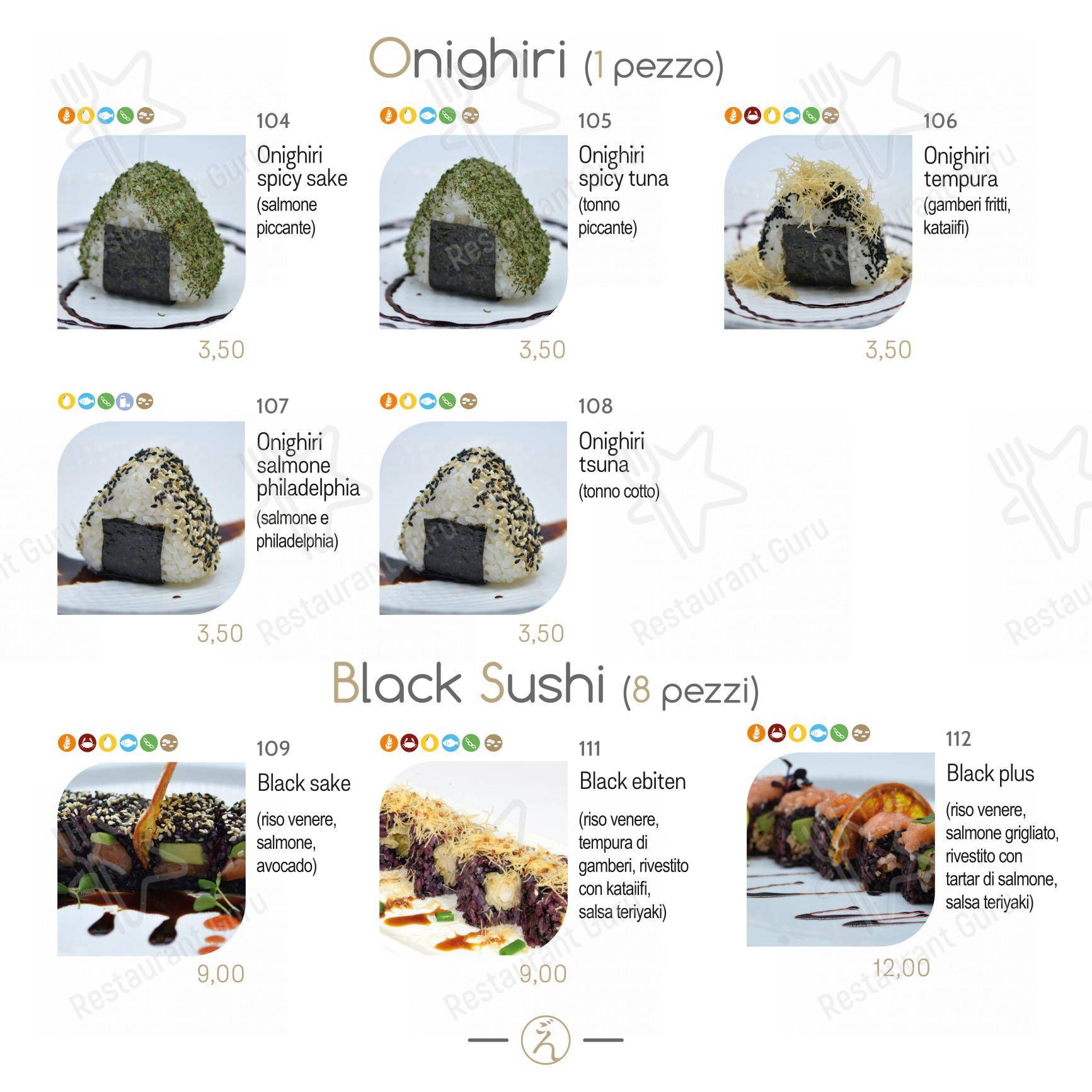 Menu per Ristorante Nest Sushi Wok ristorante