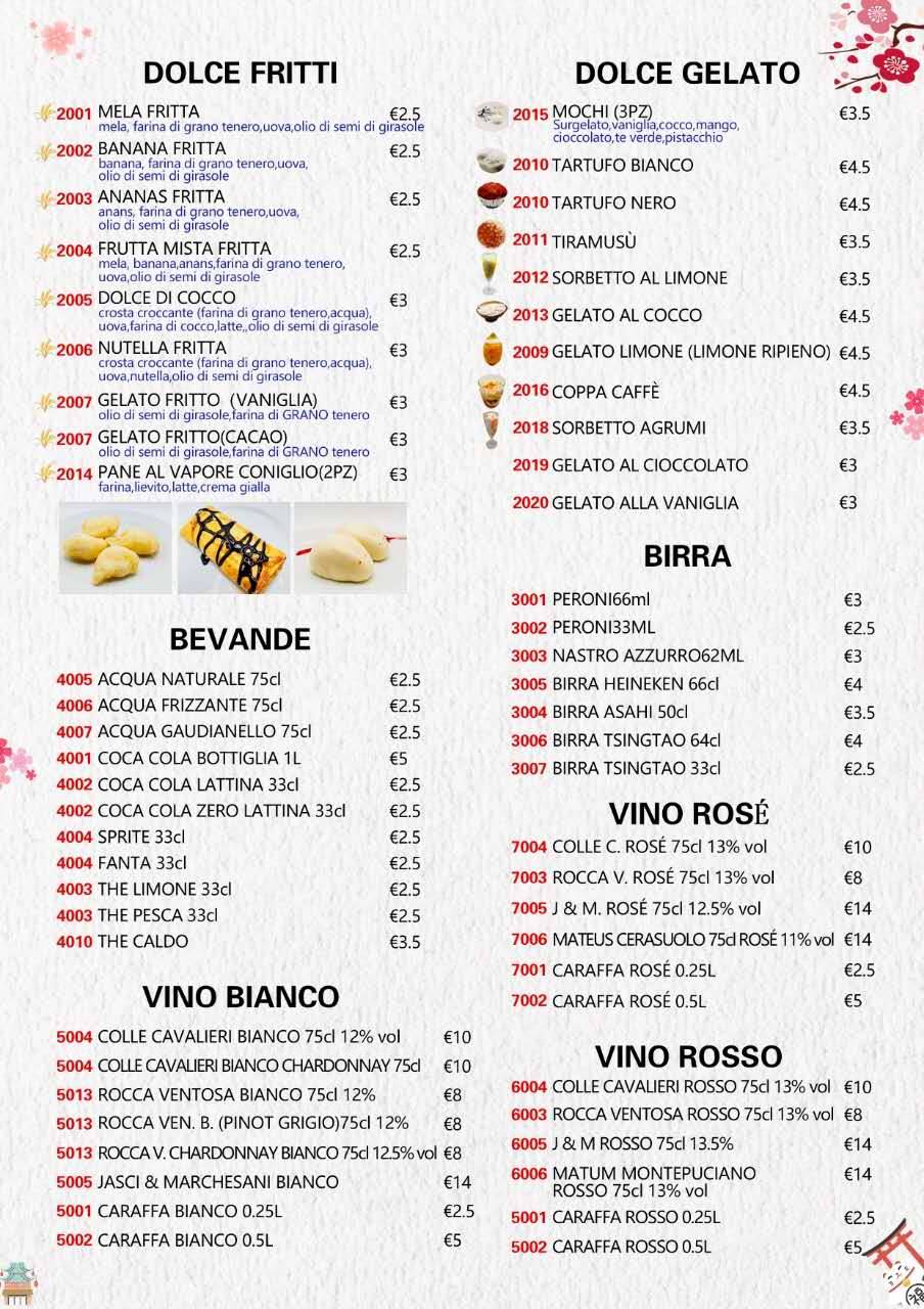 Menu di Sushi One Super 