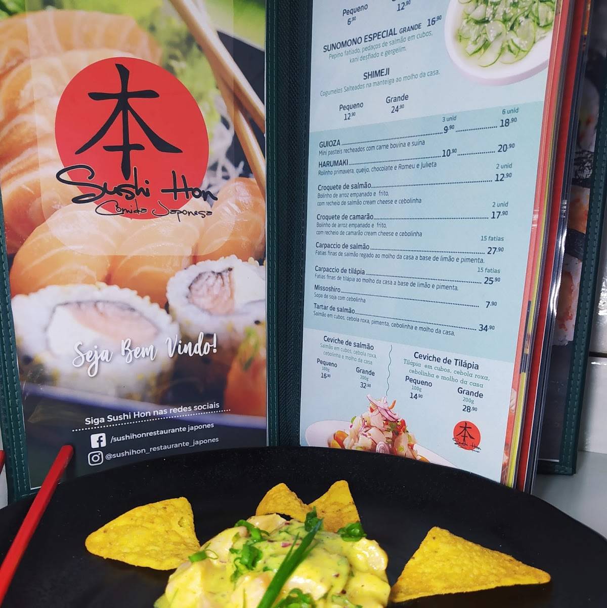 SushiHon cardápio