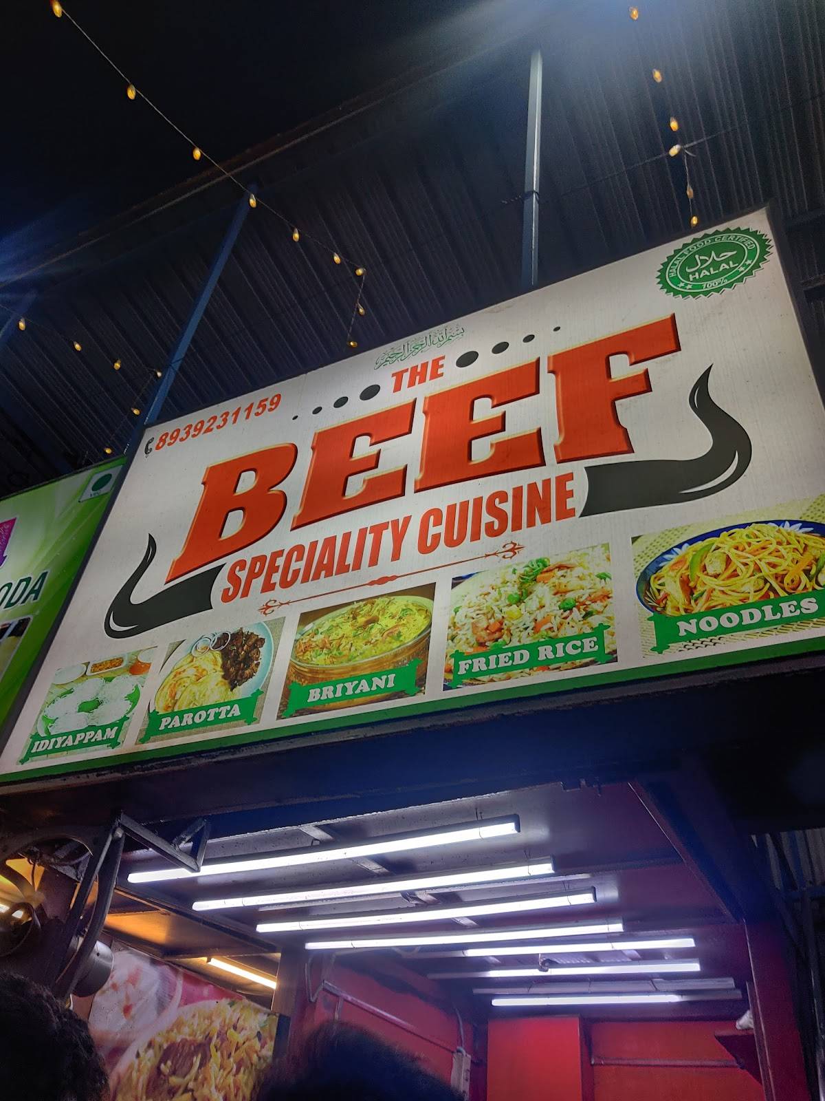 THE BEEF SPECIALITY CUISINE menu
