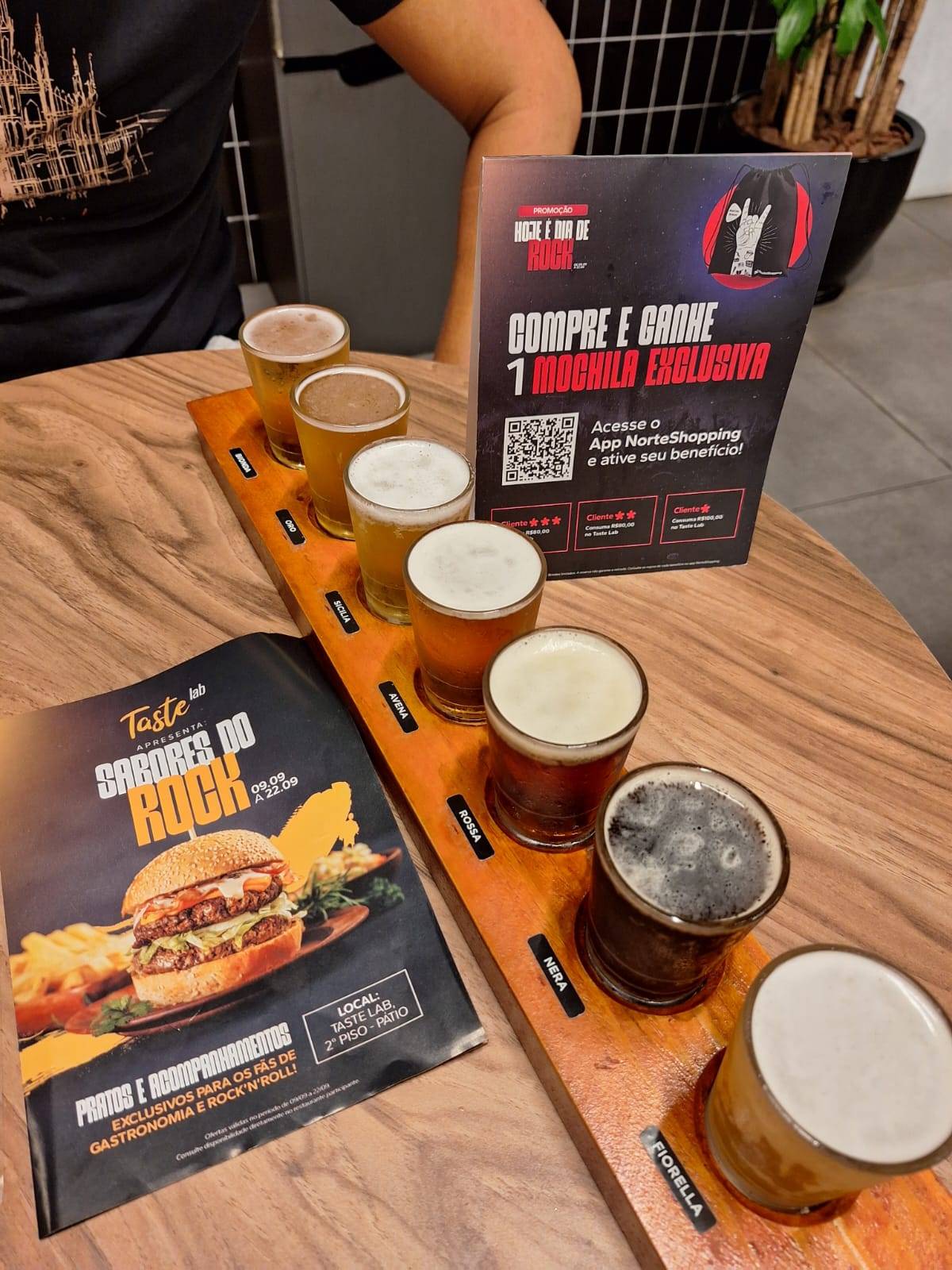 Taste Lab Coletivo Gourmet NorteShopping cardápio