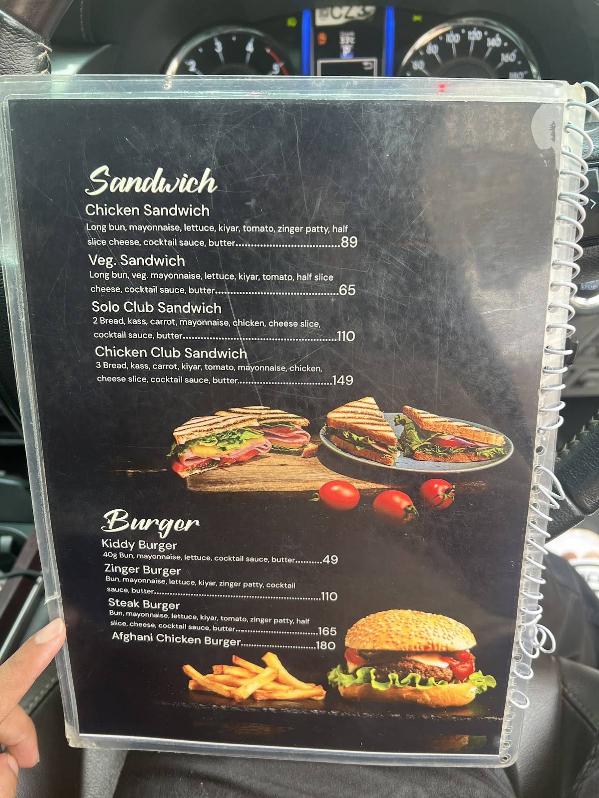 Tea Talk Koduvally menu