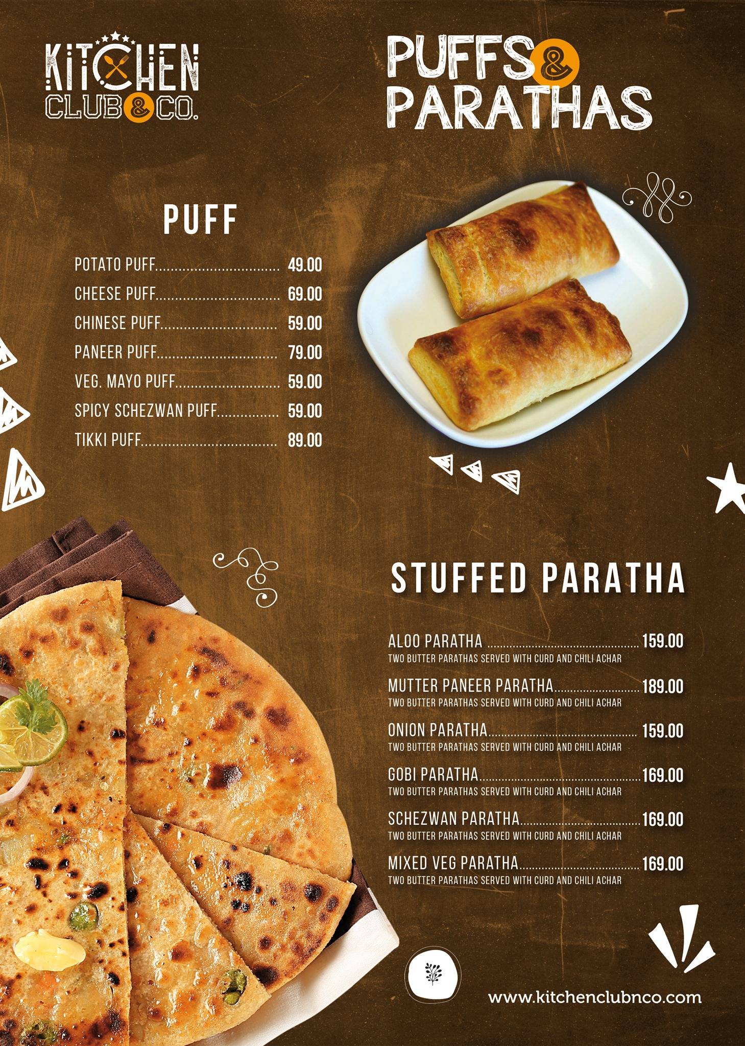 Kitchen Club & Co. menu