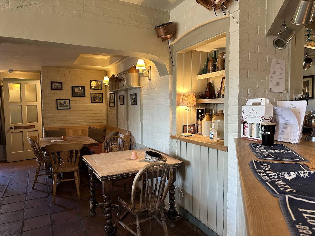Menu at The Flower Pots Inn pub & bar, Cheriton