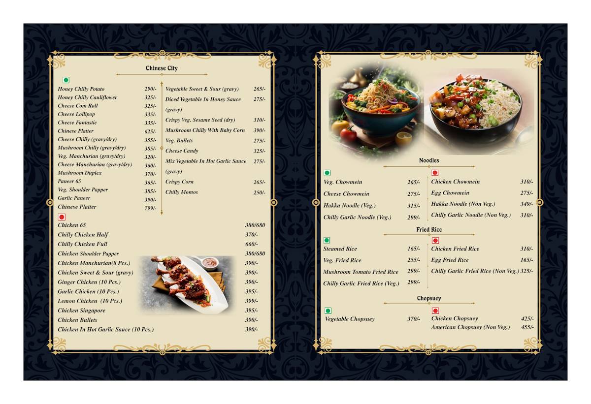 The Food Court menu