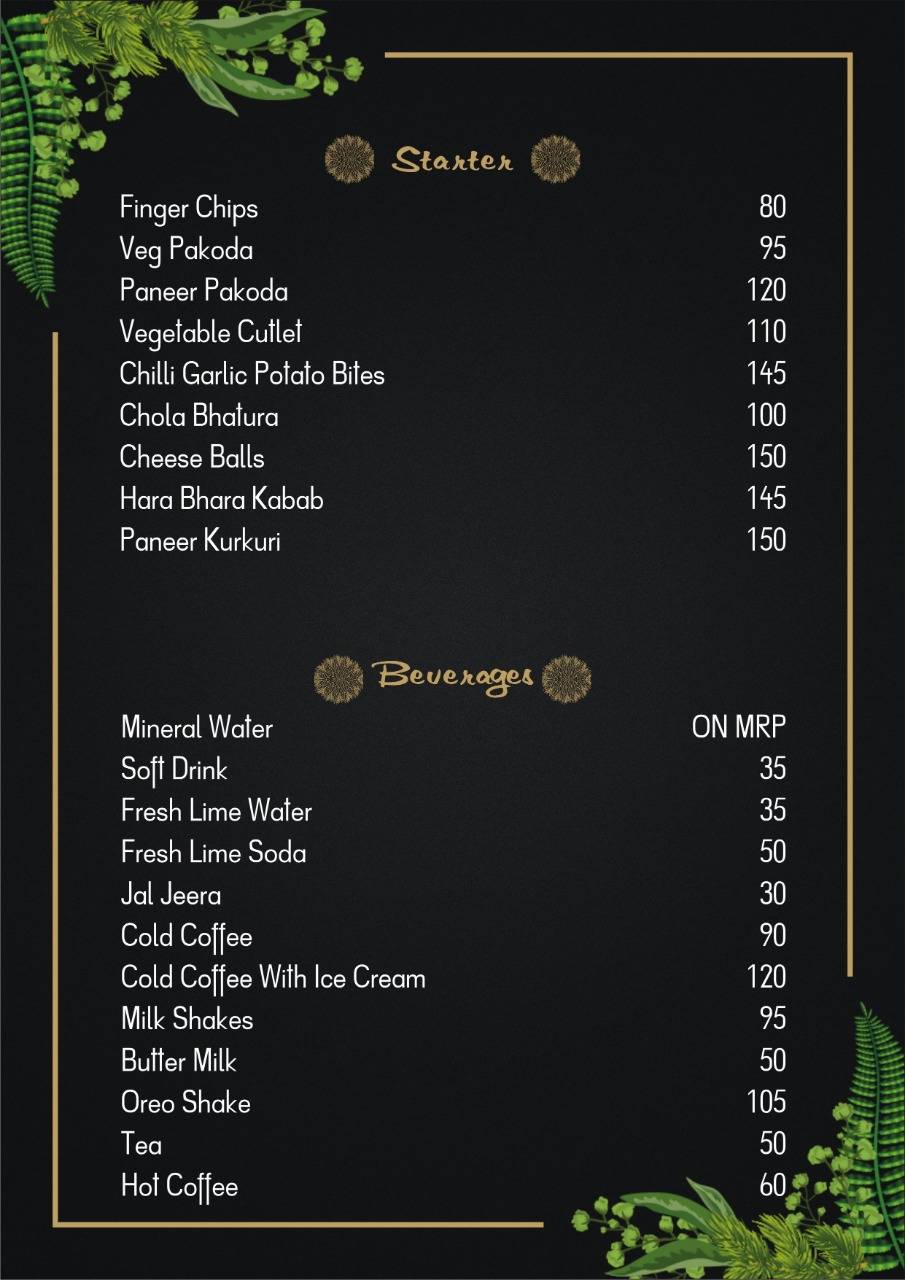 The Forest menu