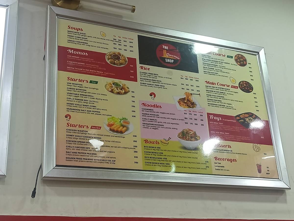 The Kati Roll Shop menu