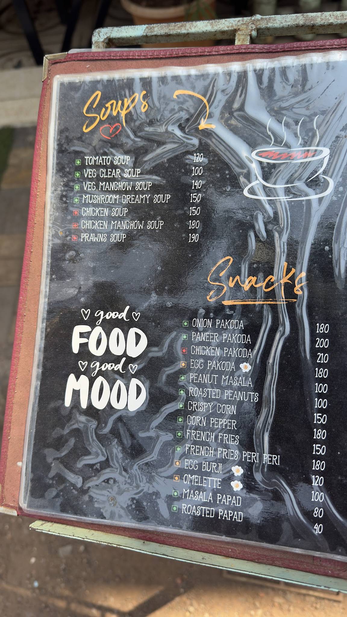 The Ocean Grill menu