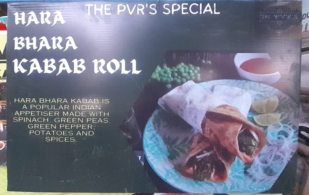 The PVR's Fast Food Corner menu