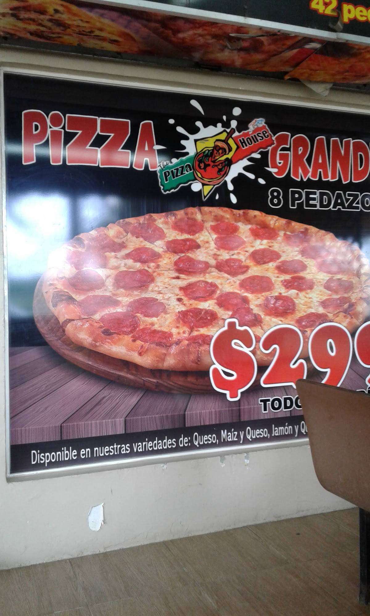 Menu at The Pizza House restaurant, Santo Domingo, F3PC+J5M