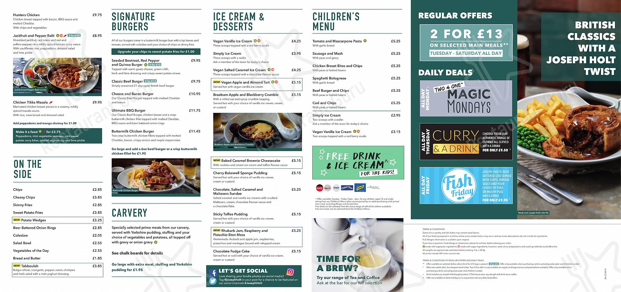 Carta del pub y bar The Richmond, Southport, 234 Scarisbrick New Rd