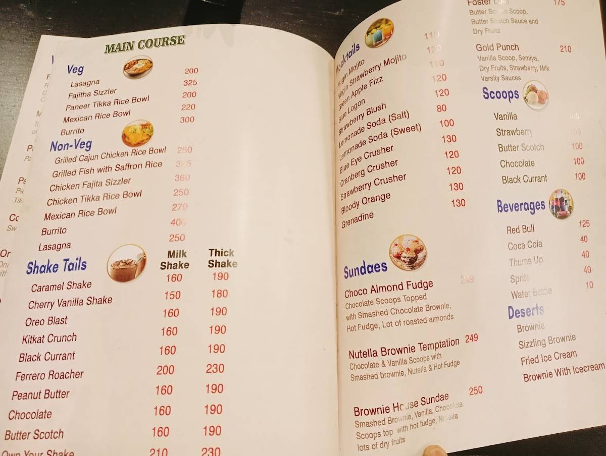 The Wagon Wheel menu