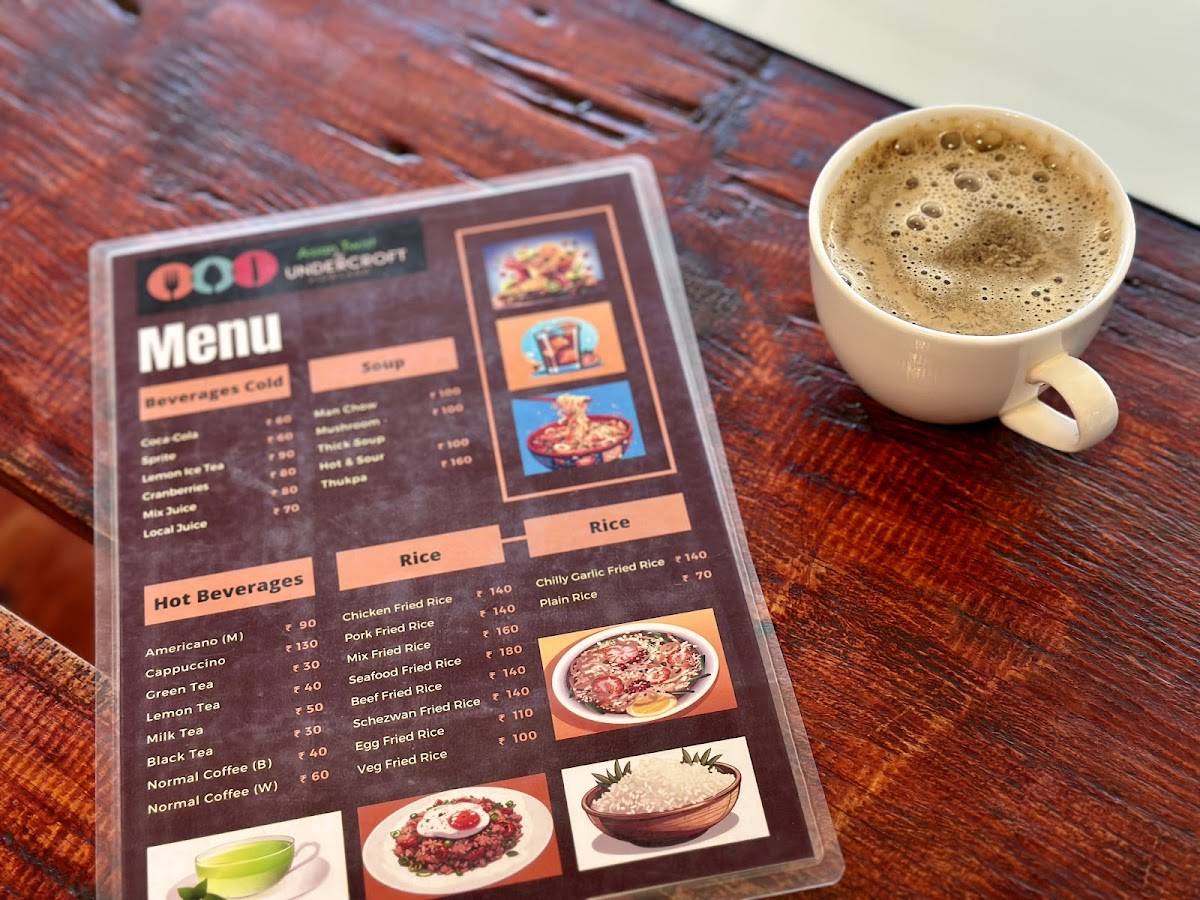 The undercroft ukhrul menu