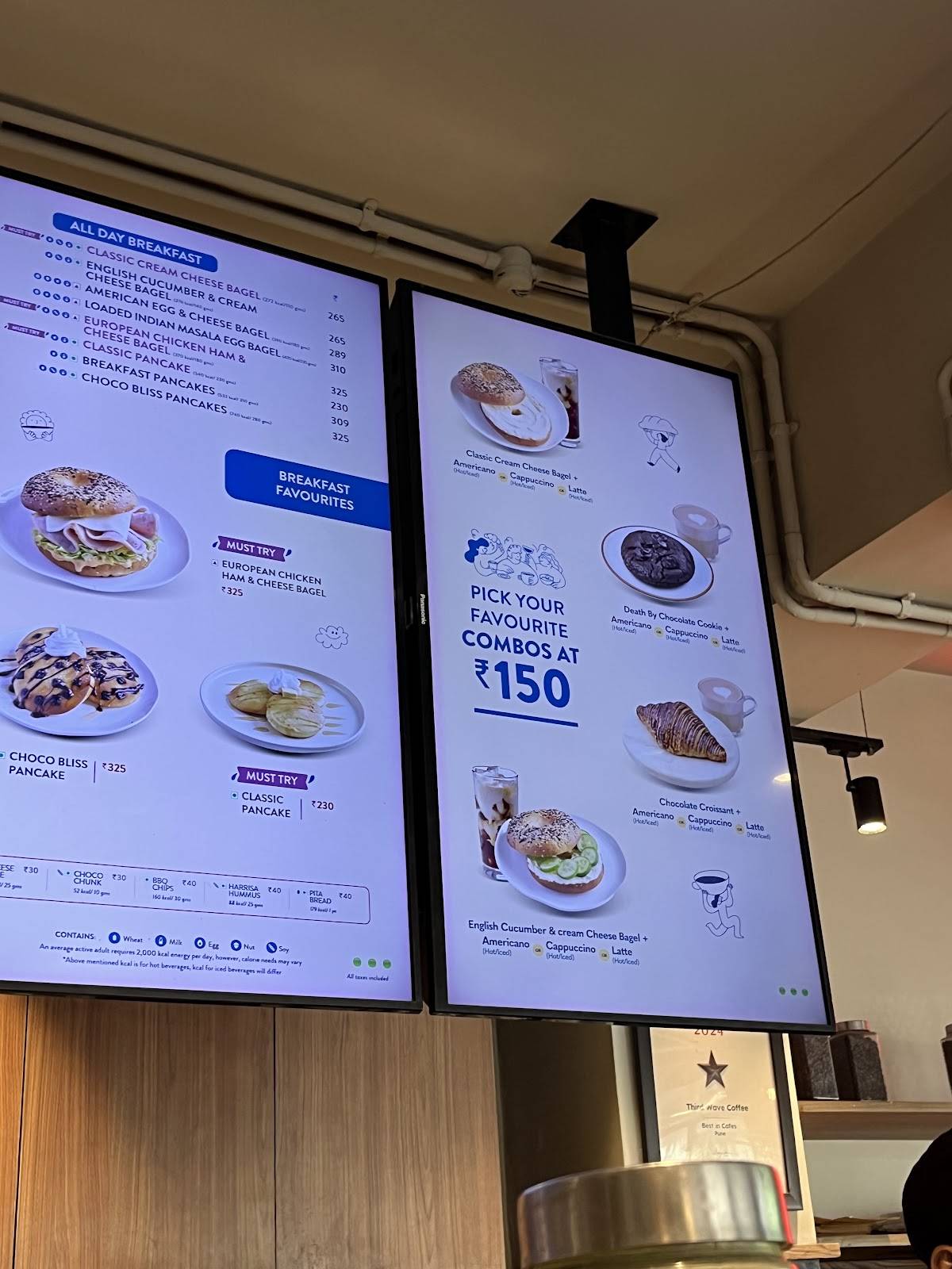 Third Wave Coffee menu