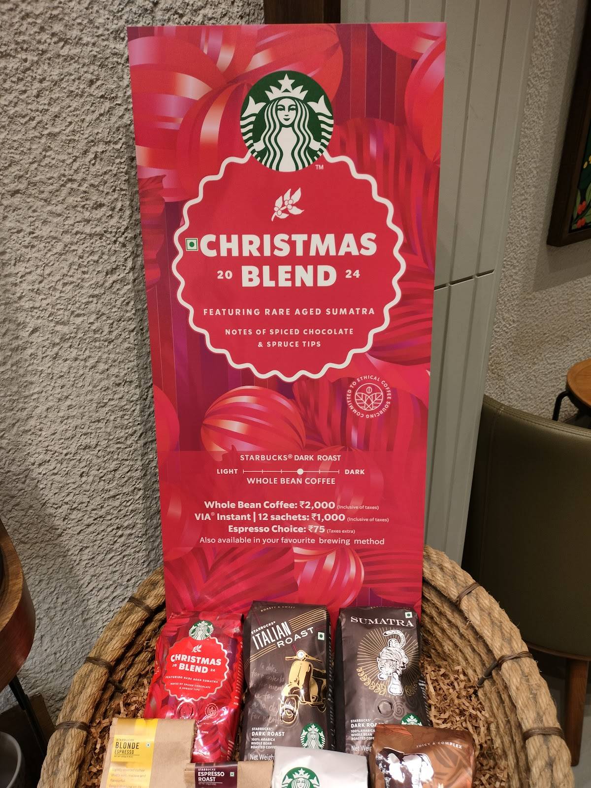 Third Wave Coffee menu