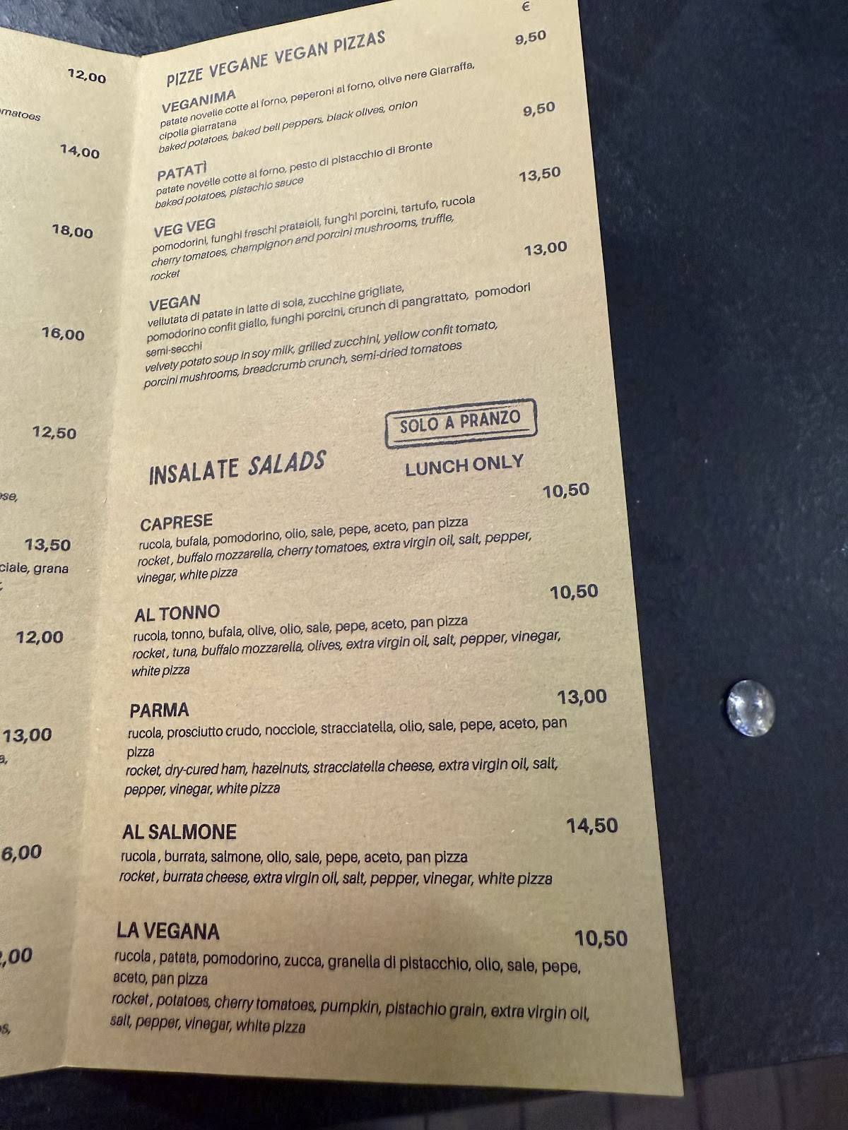 Menu di Timilia 
