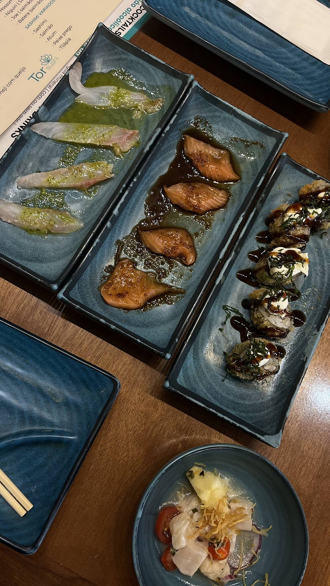 Tor Sushi Restaurante Japonês, com Rodízio cardápio