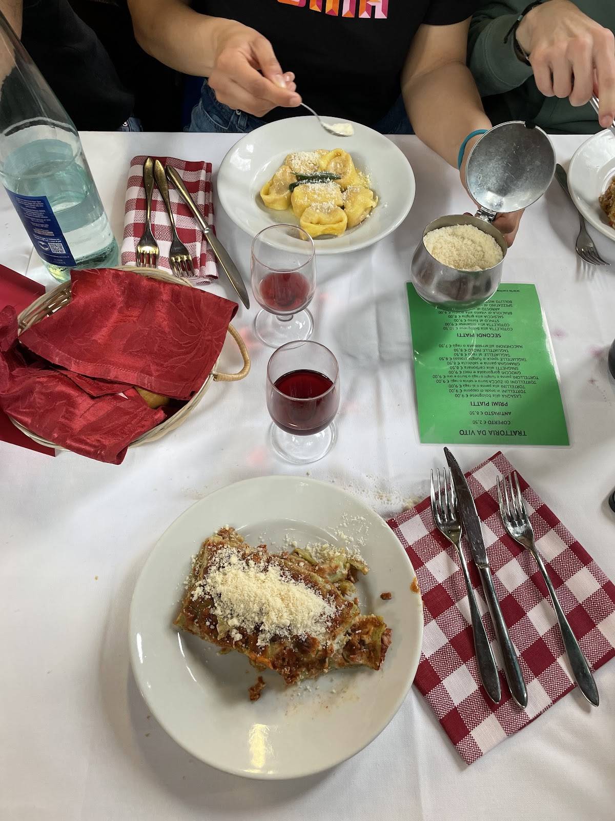 Menu di Trattoria Da Vito 