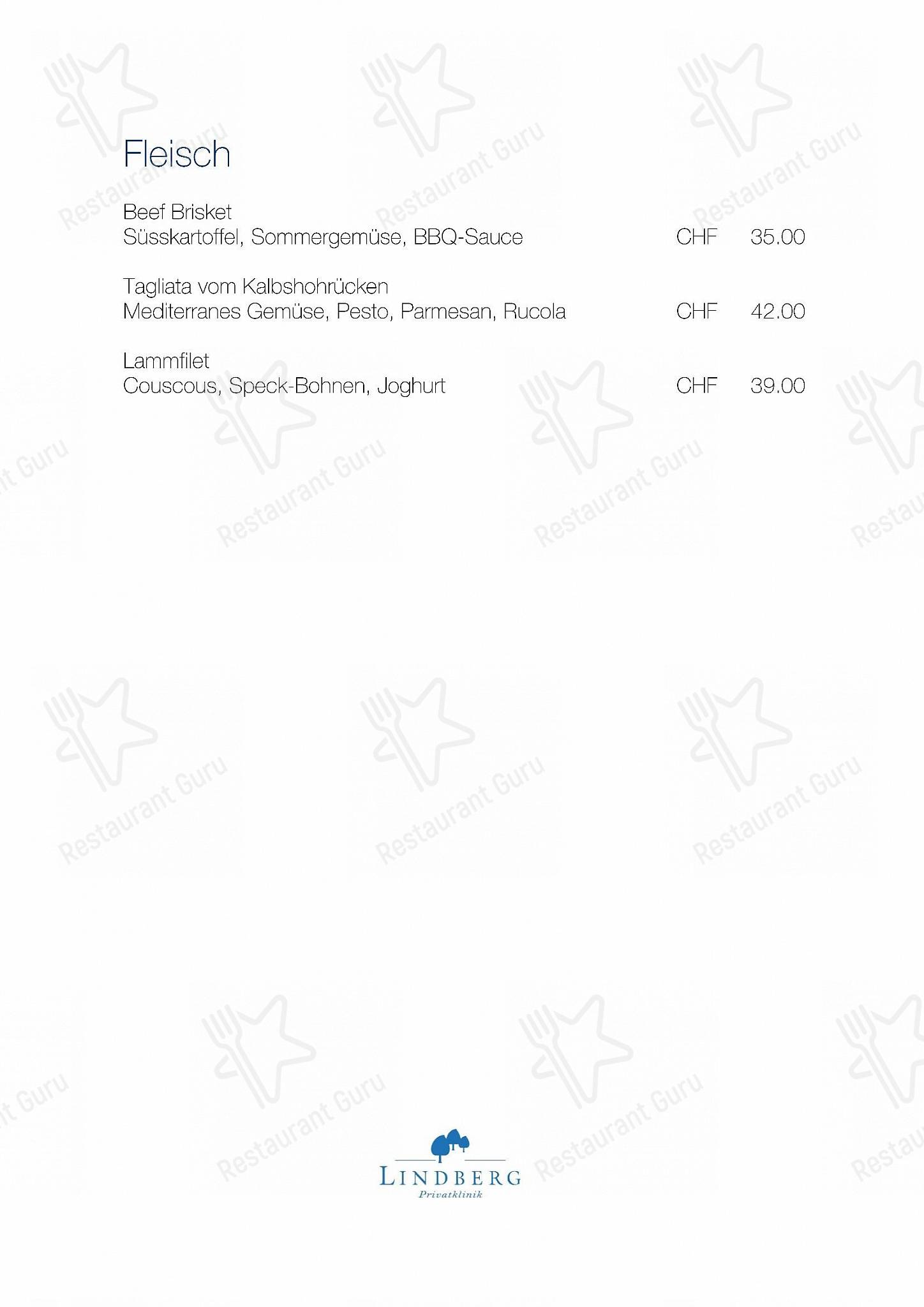 Menu di Trois Tilleuls - Menu