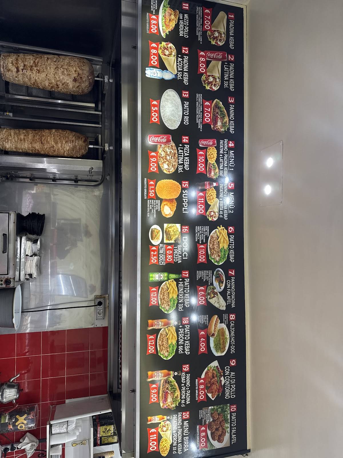 Menu di Turkish Kebab and Pizza 