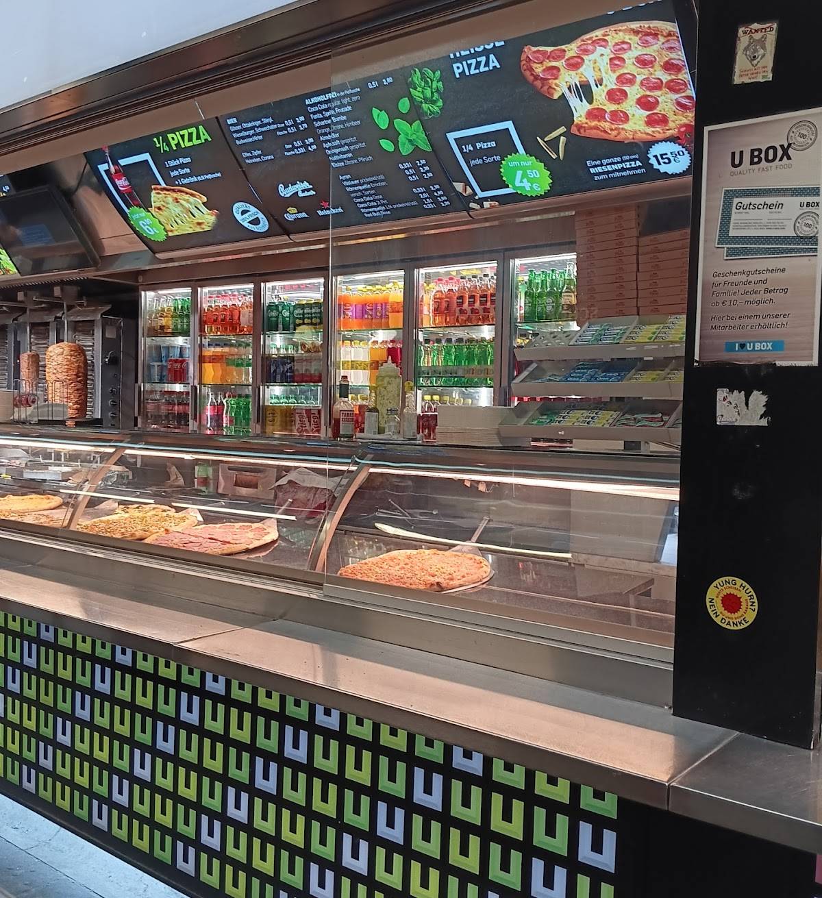Menu de UBOX Quality Fast Food
