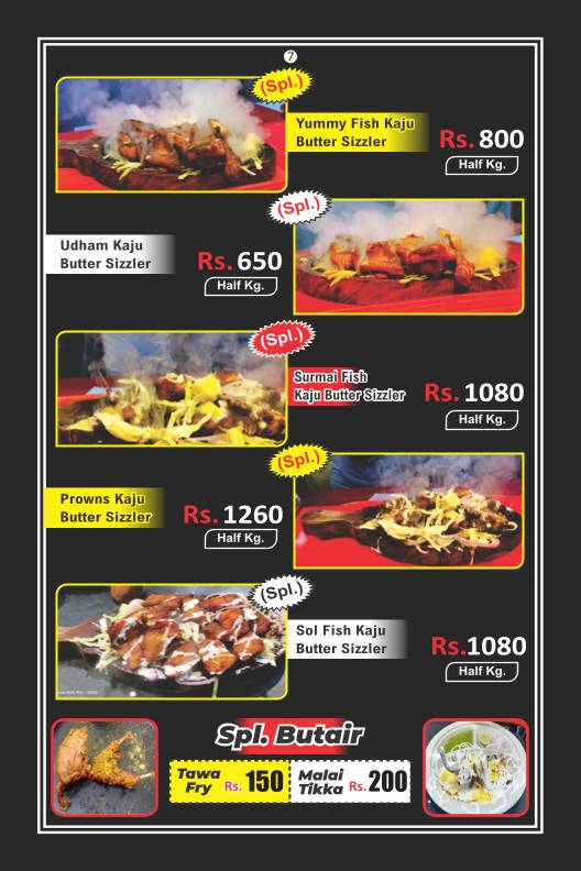 Yumm Fish Point menu