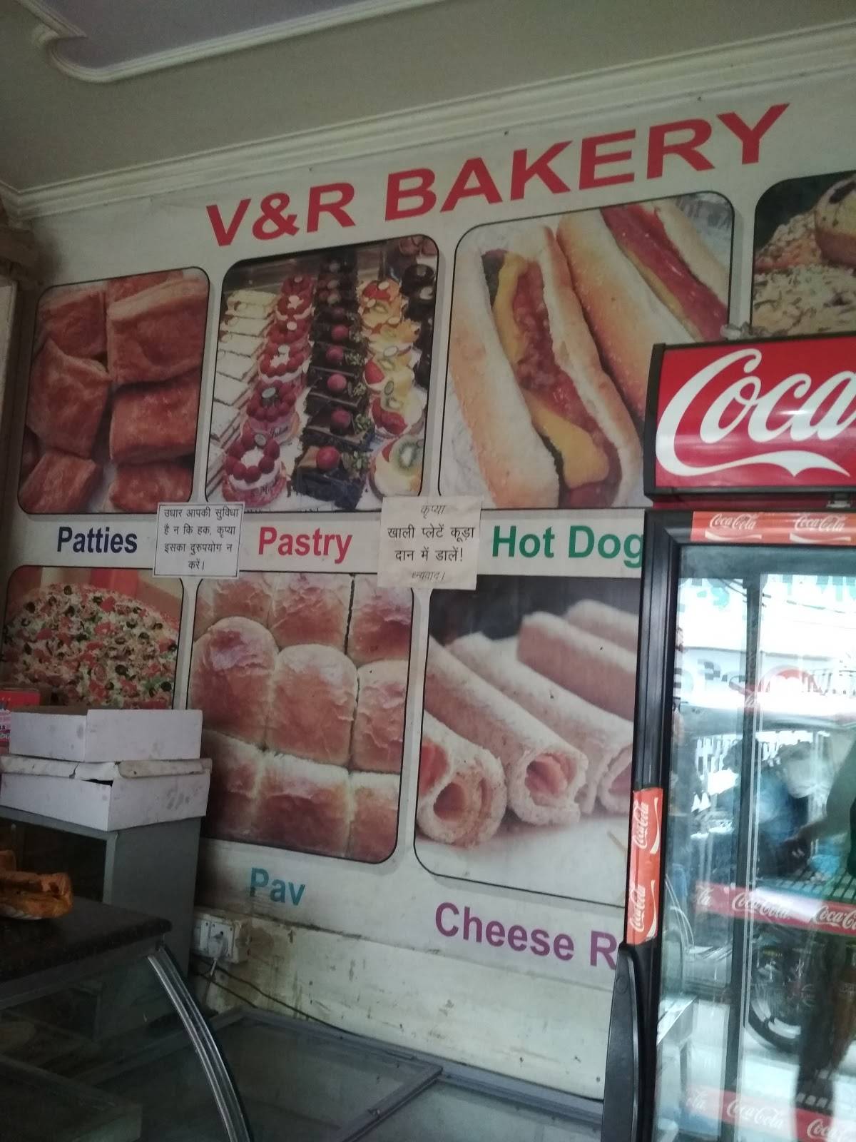 V&R Bakery menu