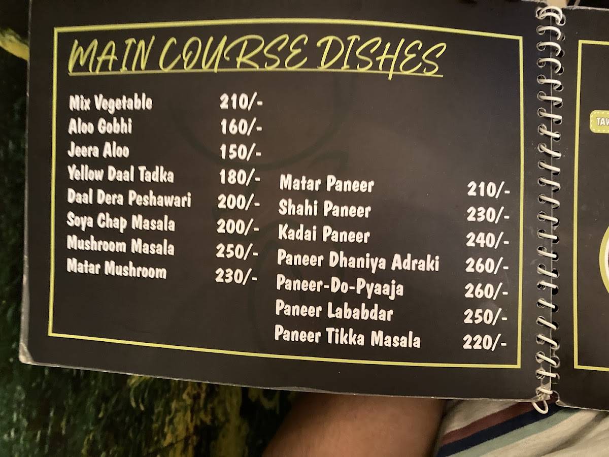 Veg Valley by The Natural Angle menu