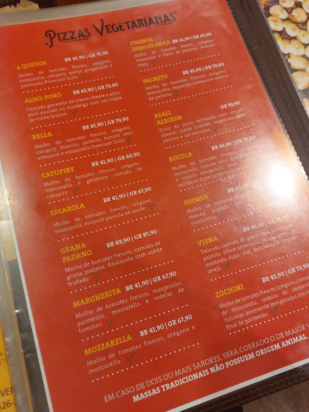 Verace Pizza Ourinhos cardápio