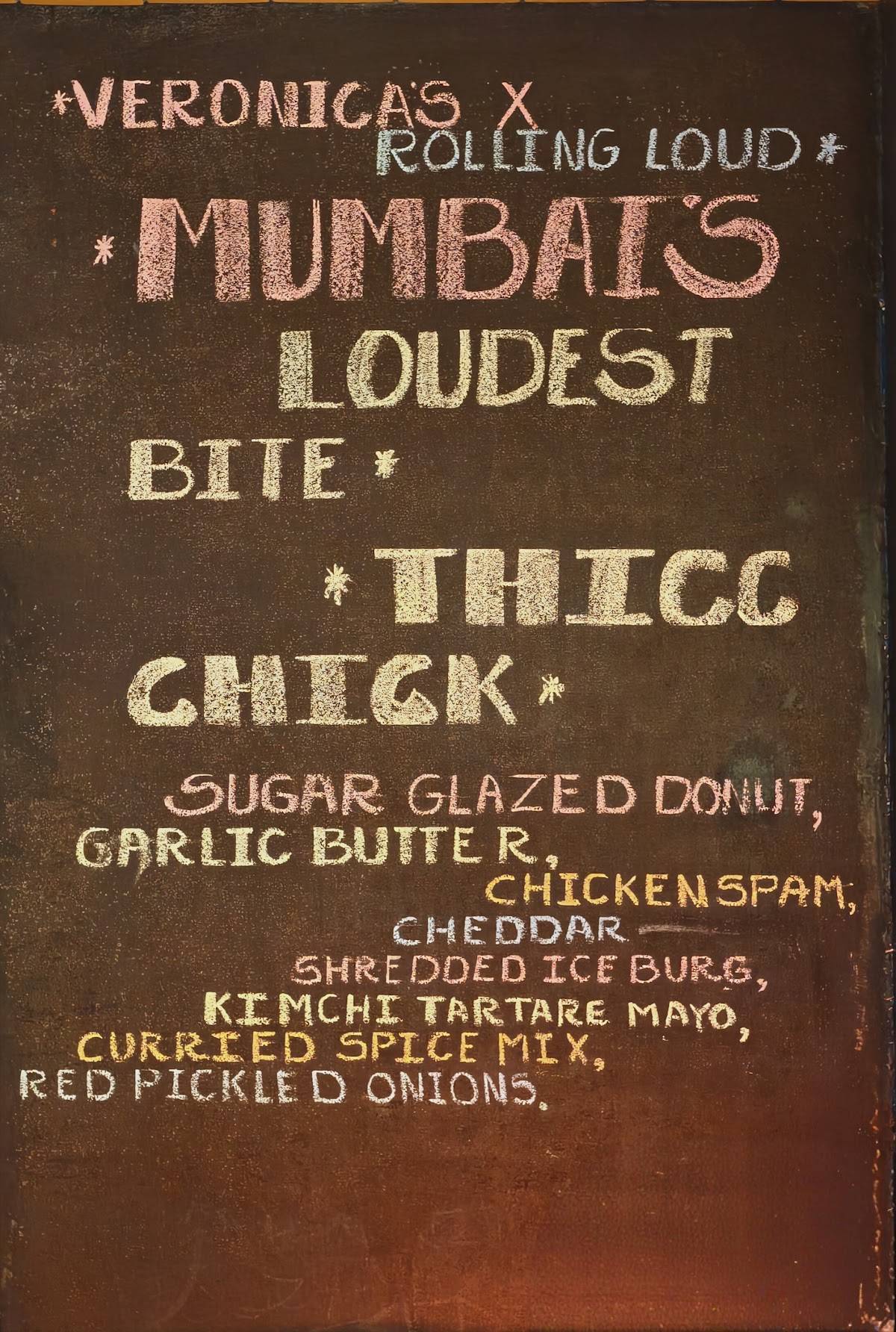 Veronica's menu