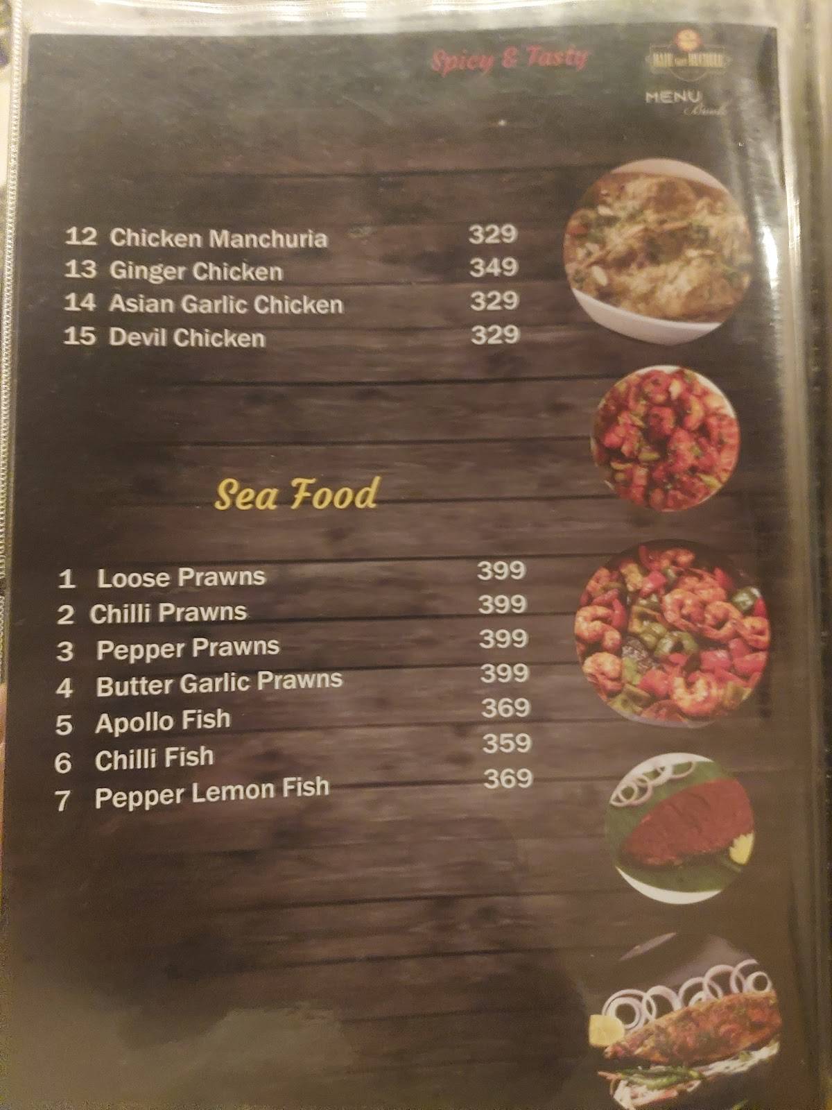 Vijayawada's Raju Gari Ruchulu menu