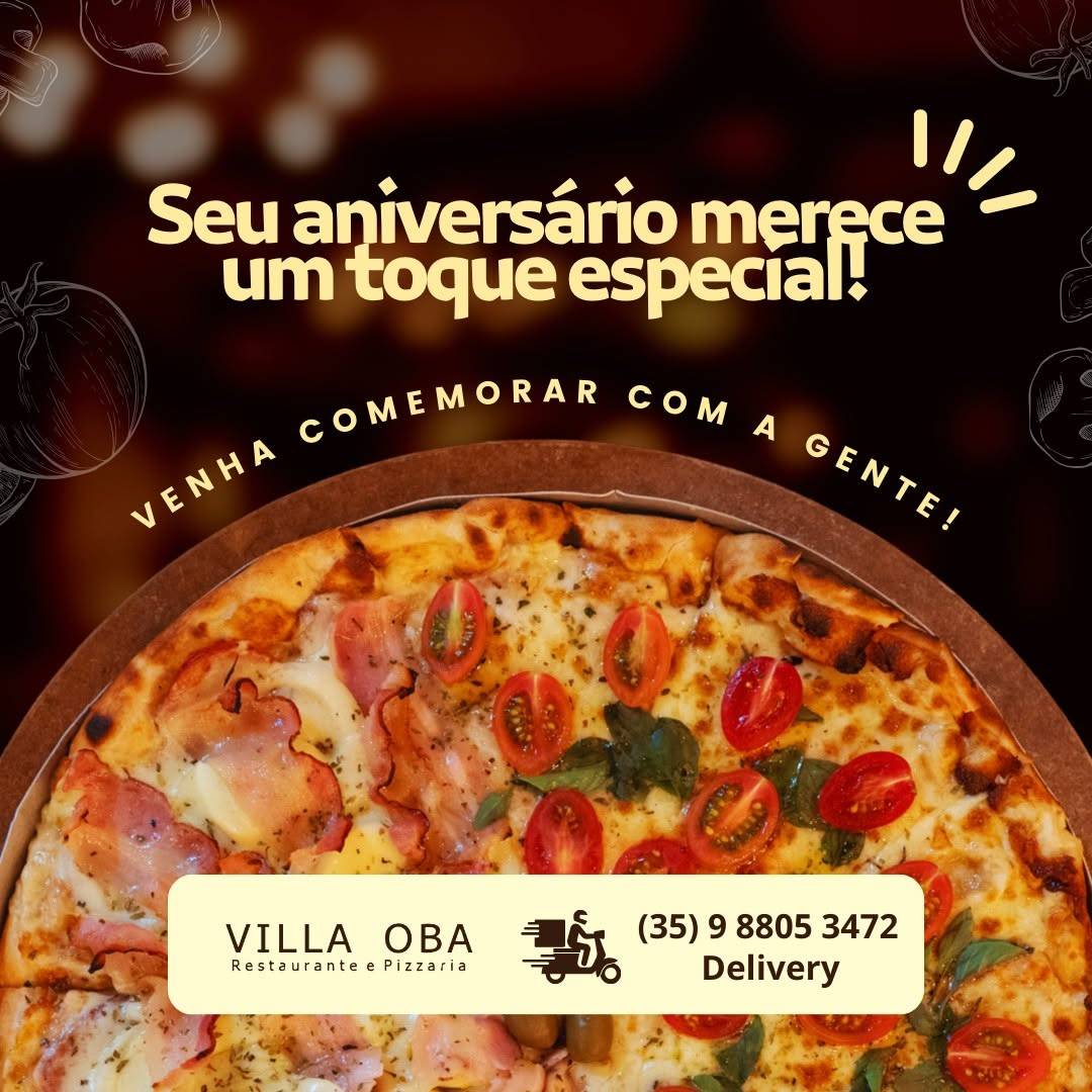 Villa Oba Restaurante e Pizzaria cardápio