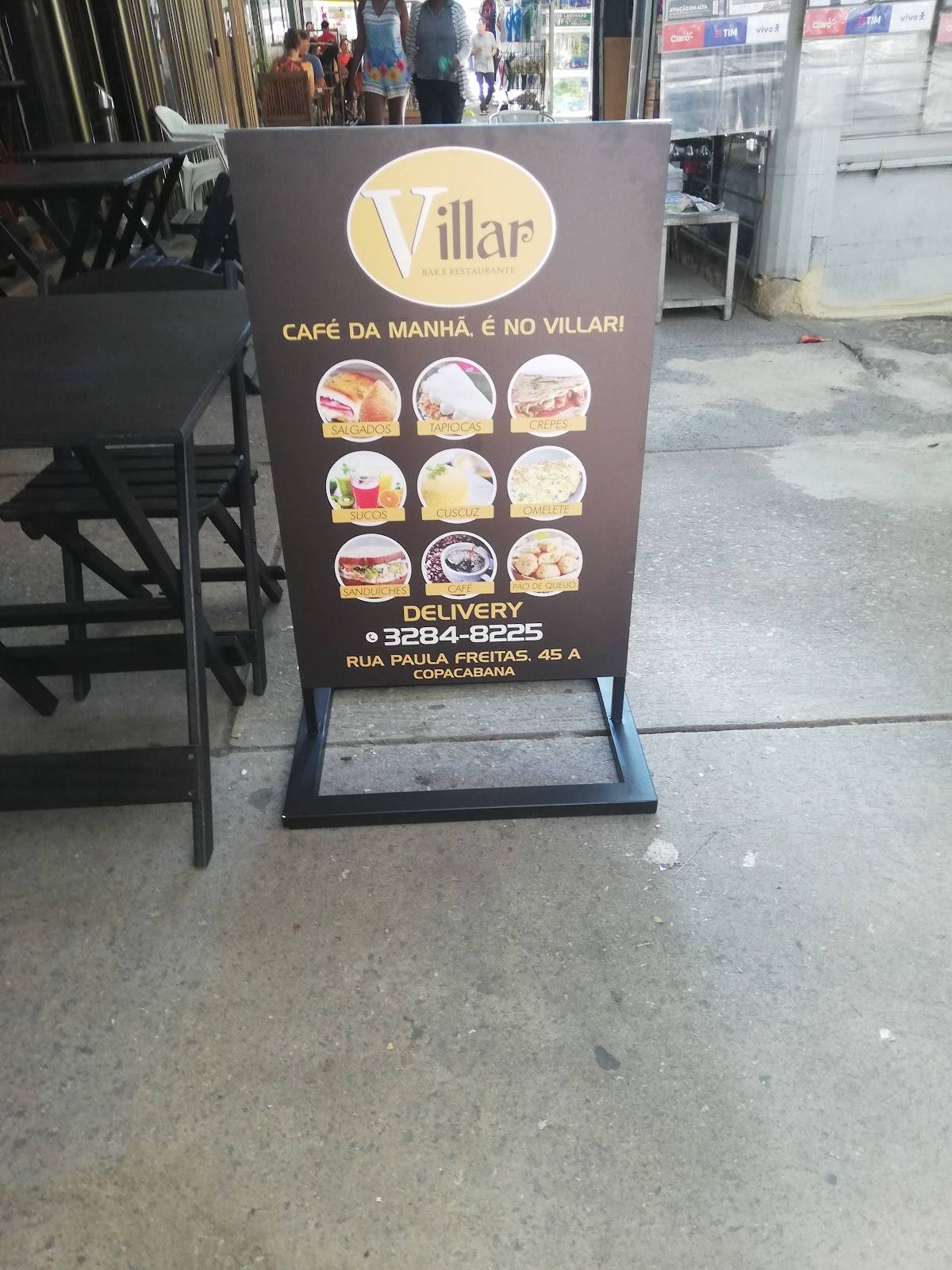 Villar Restaurante & Pizzaria - (Copacabana) cardápio