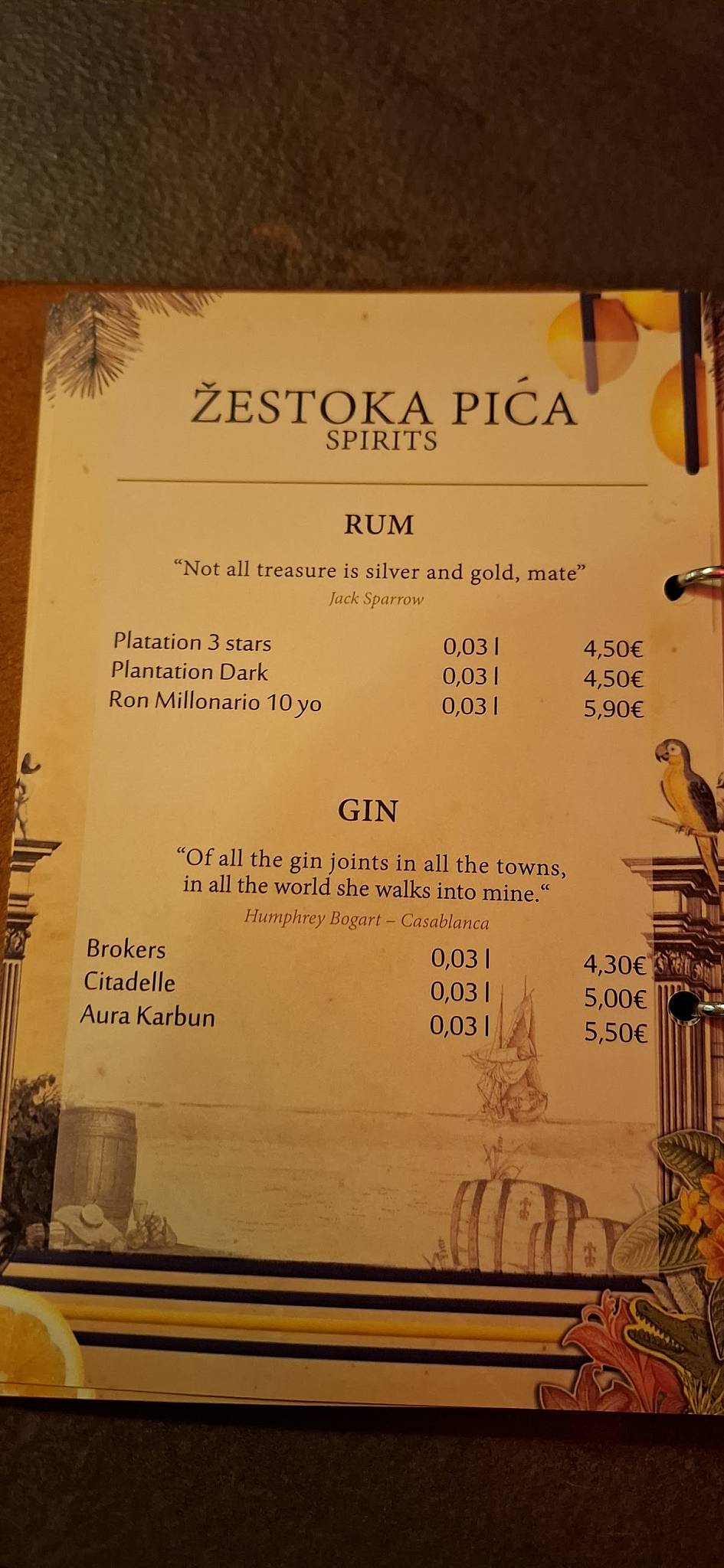 Menu di Hermanos Pizzeria & Burger bar 