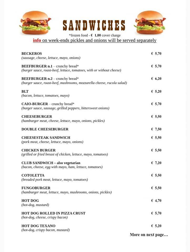 Menu di Western House 