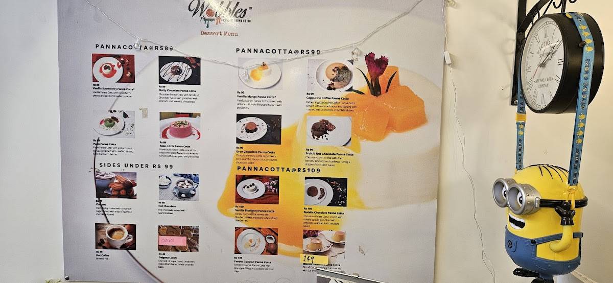 Wobbles Balewadi menu
