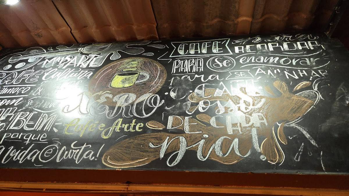 Xêro Café e Arte cardápio
