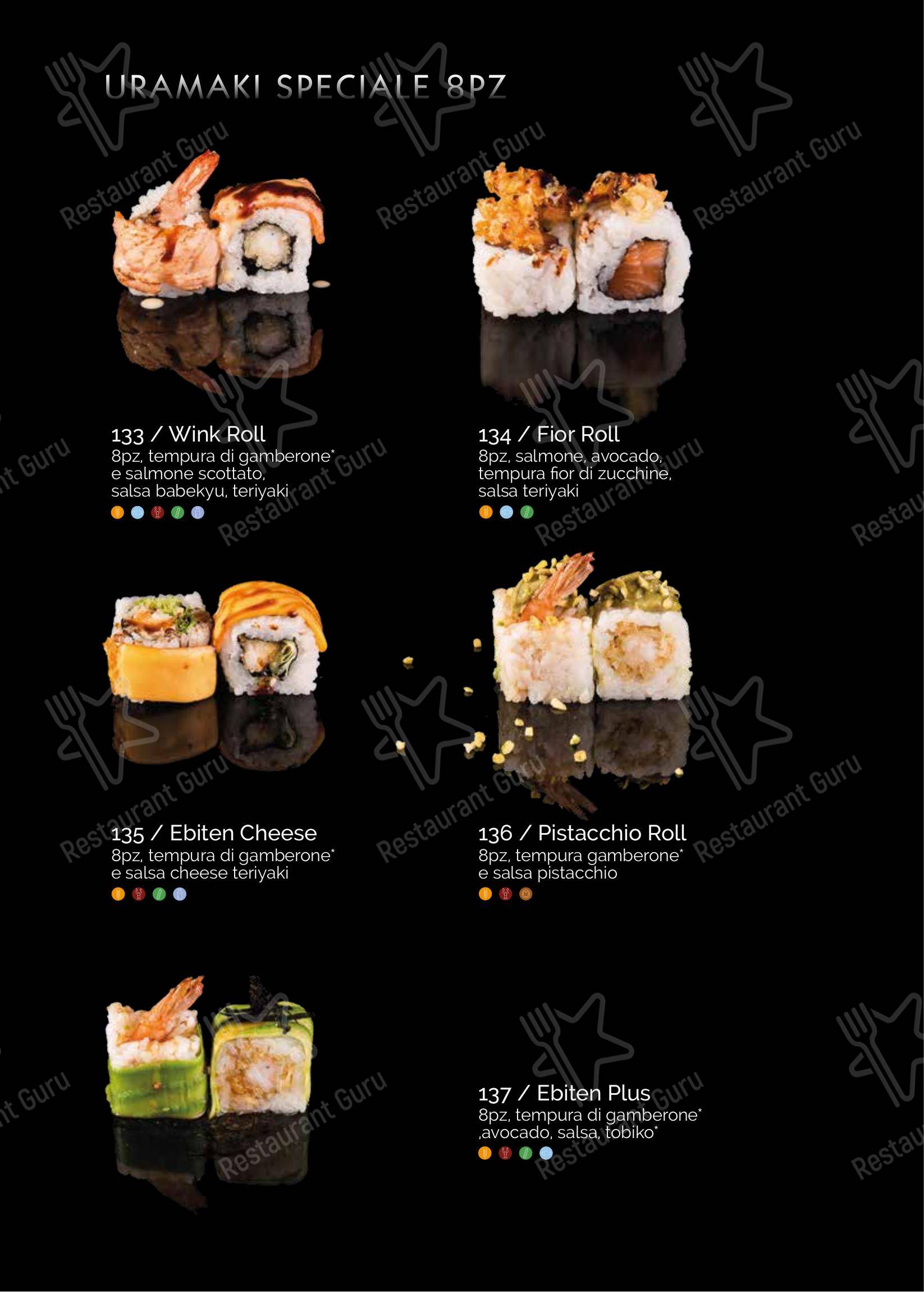 Menu bar per Xuan ristorante