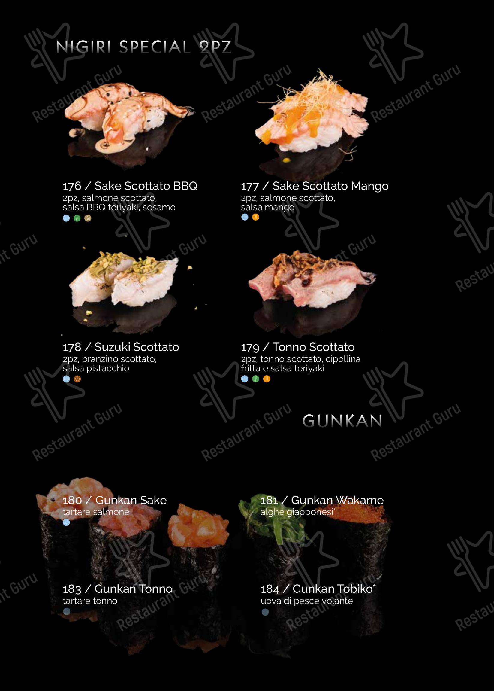 Menu bar per Xuan ristorante