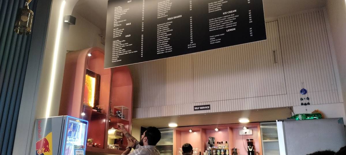 YB’S BREWING menu