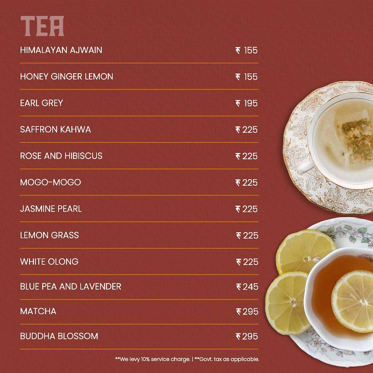 Yeti - The Himalayan Kitchen, Baner menu