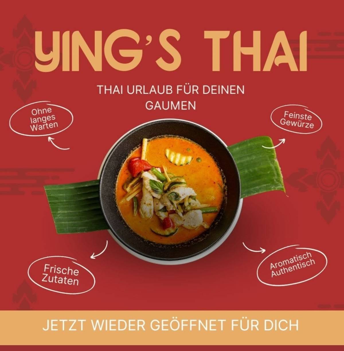 Menu di Ying’s RHEINFALL THAI FOOD 