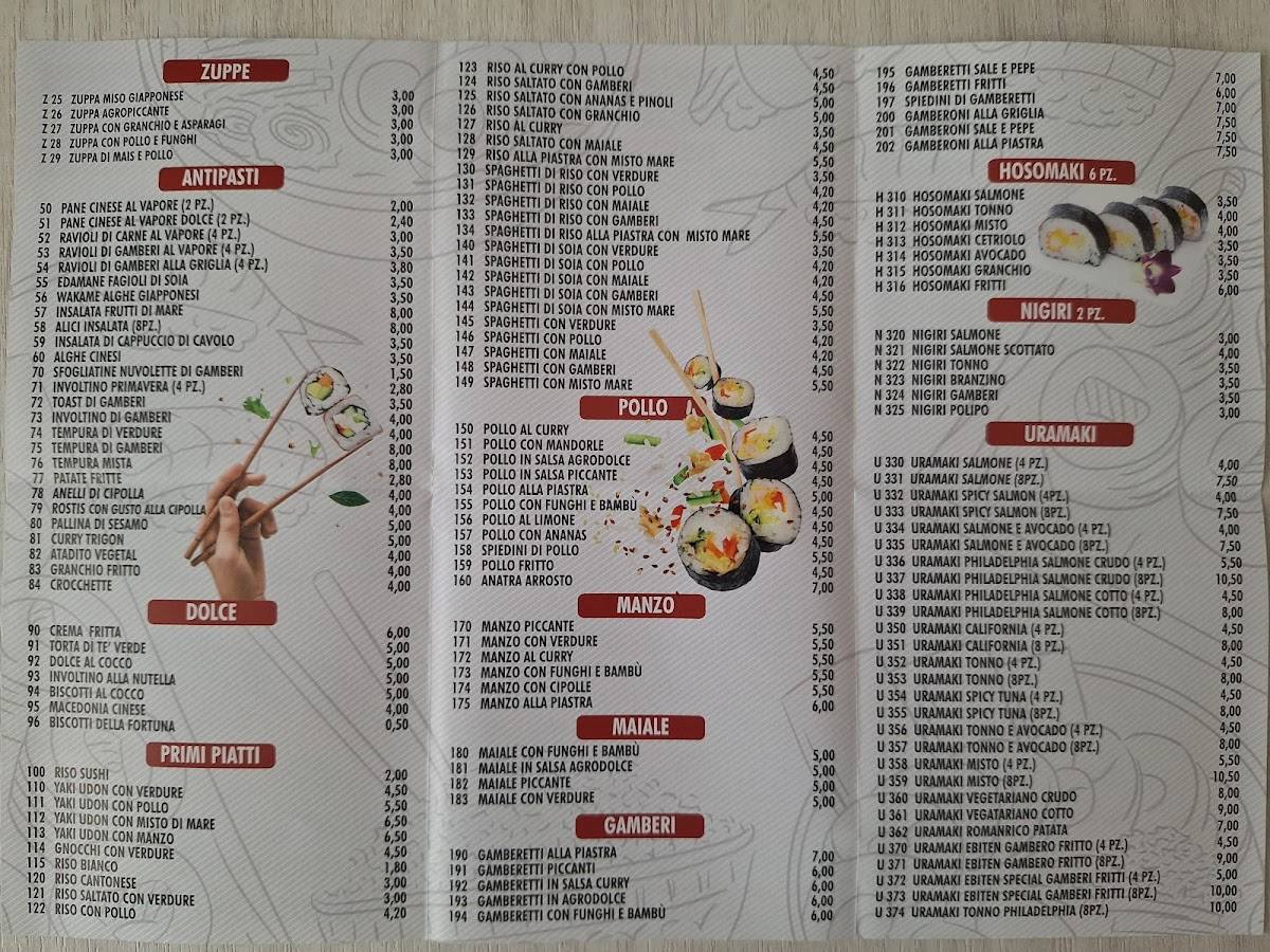 Menu di Yoshiko Rullo! 